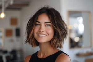 Carré plongeant : c&rsquo;est une coupe qui va à beaucoup de femme