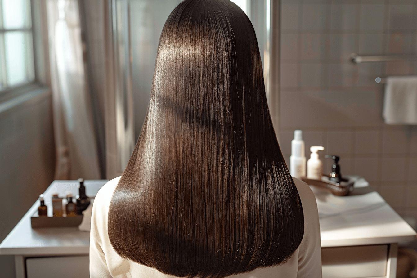 Comment garder les cheveux lisse ?