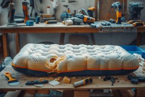 Comment réparer un matelas gonflable crevé au lieu de le changer ?