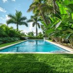 Pourquoi opter pour un gazon synthétique autour de votre piscine ?